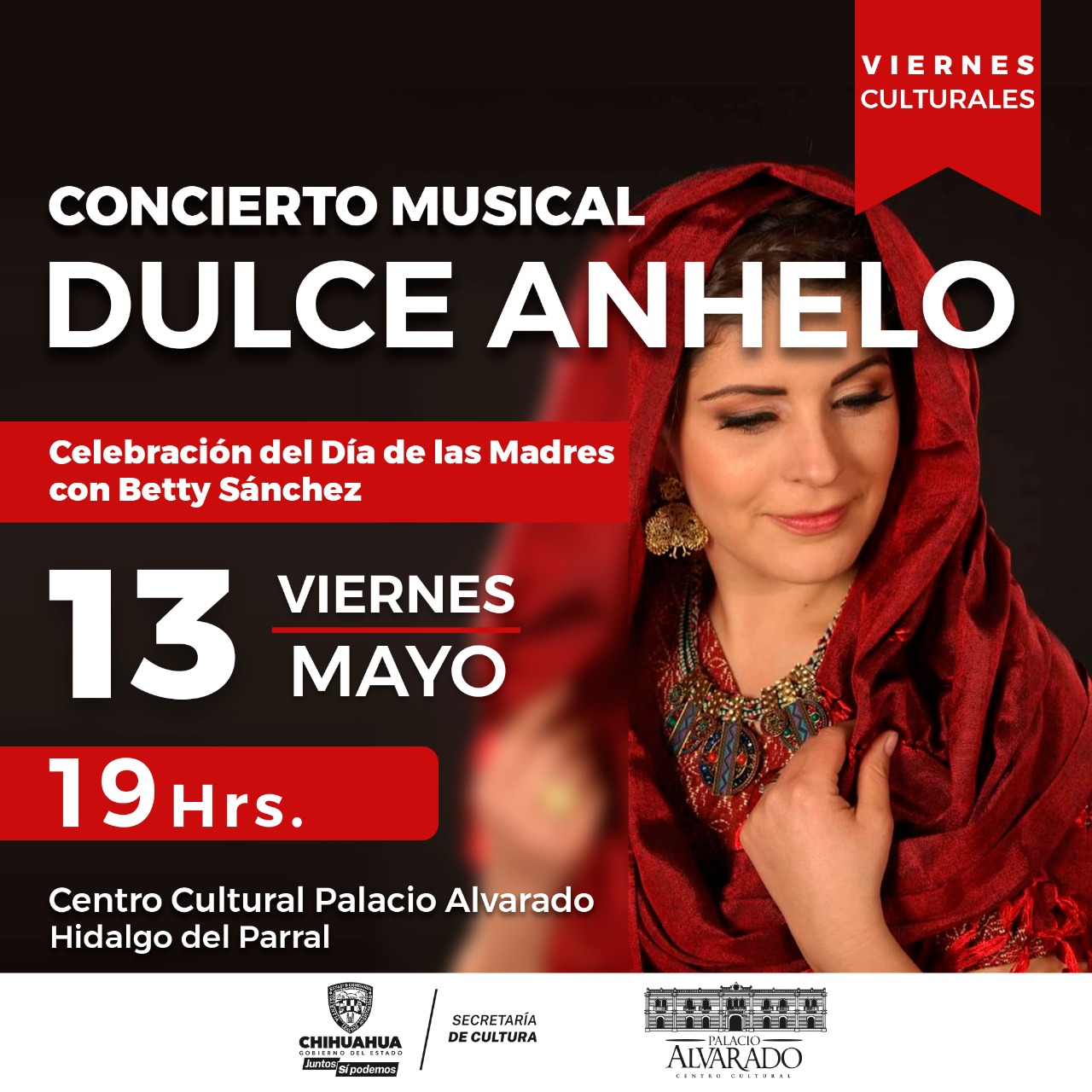 ESTE VIERNES EL CONCIERTO MUSICAL DULCE ANHELO EN EL PALACIO ALVARADO 