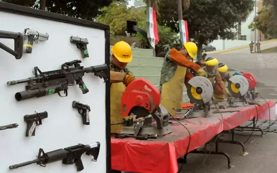 HABRÁ DESTRUCCIÓN DE ARMAS DE FUEGO
