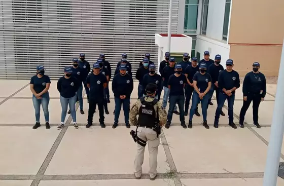 IMPARTE IESP CURSO DE FORMACIÓN INICIAL A FUTUROS POLICÍAS MUNICIPALES DE PARRAL
